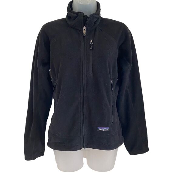 Patagonia XS Lightweight R4 Jacket Black Full Zip Front Fleece Basic - Picture 1 of 12